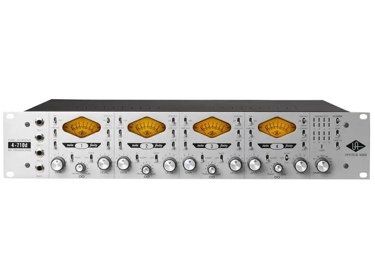 Universal Audio 4-710D Twin-Finity 4 Ch Tube/Solid State pre 